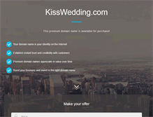 Tablet Screenshot of kisswedding.com